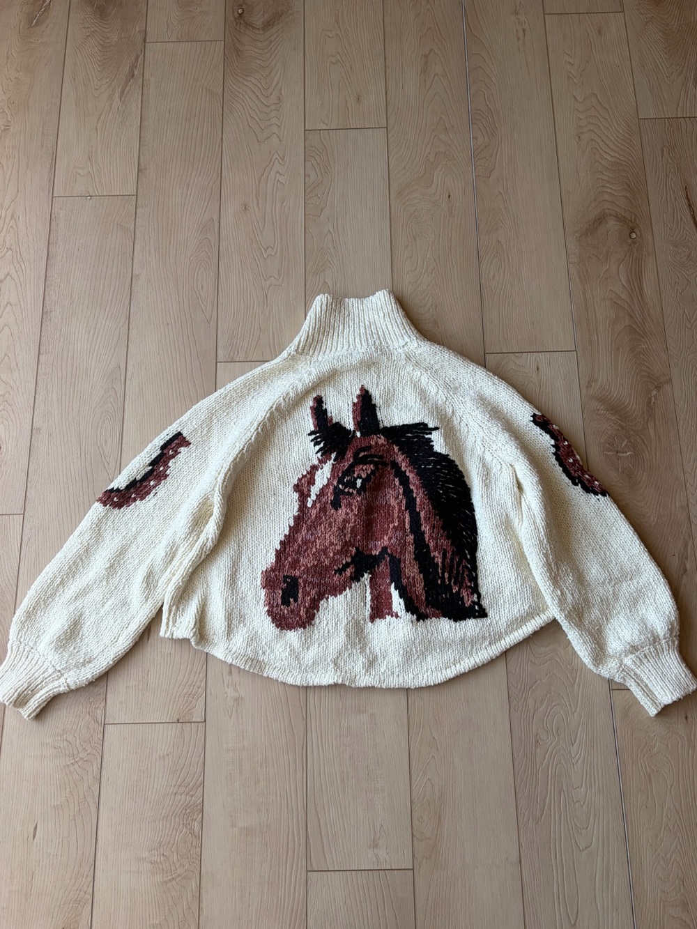 Anthropologie Pilcro Knit Western Horse Cardigan - Picture 5 of 5